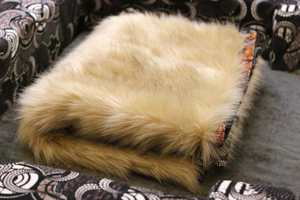 Couverture chien Luxe taille L Metis Africa Sabanah fausse fourrure 