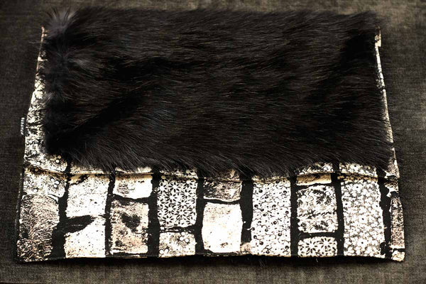 Couverture chat Metis Black Moon S Sabanah tissu Jean Paul Gaultier