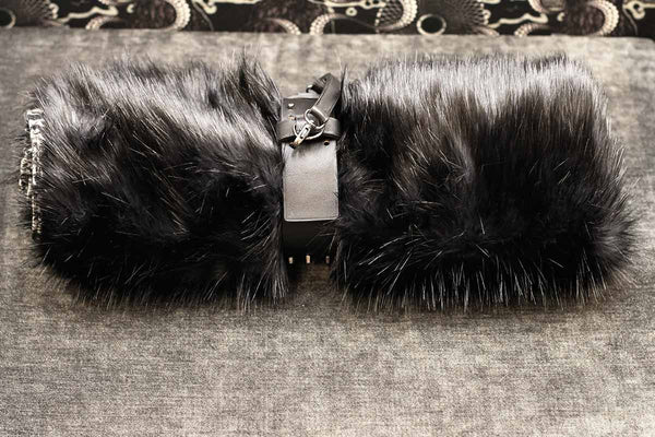 Couverture pour chat Sabanah M et manchette de transport poignée cuir