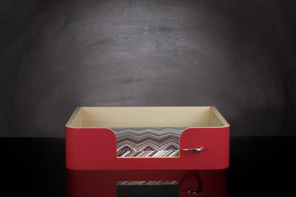 « Drôle de Panier » pour chat - Rouge Salsa