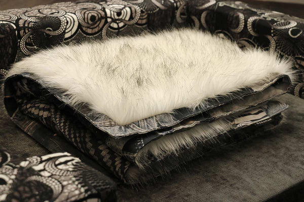 Couverture grand chien de luxe L Sabanah Metis Bleu Ice