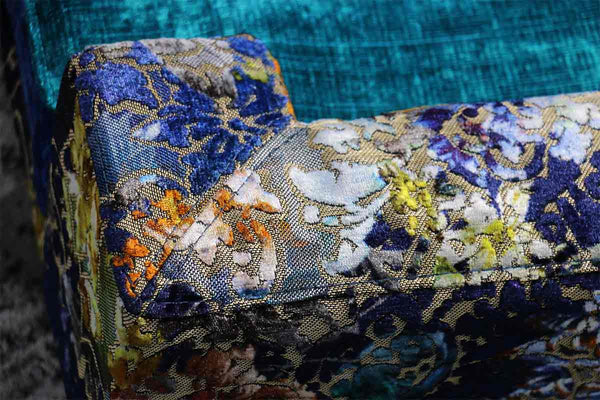 Canapé pour chien Sabanah détail tissu et surpiqûre