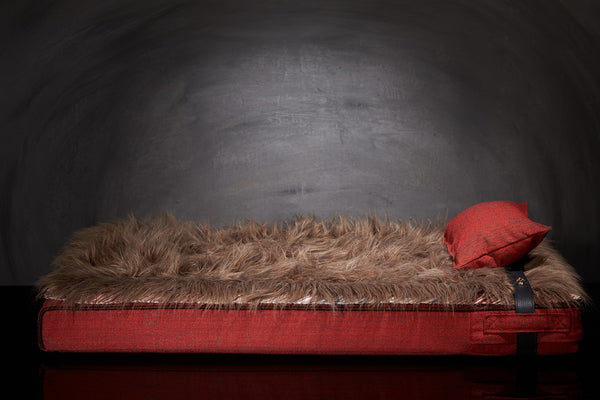 Lit grand chien Sabanah Inuit L rouge feu