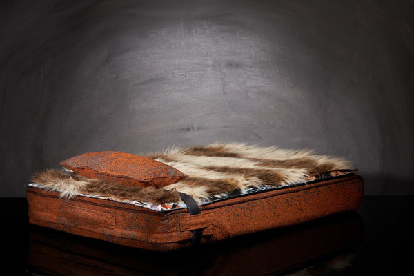 Matelas pour chiens Inuit M Orange Automne Sabanah 