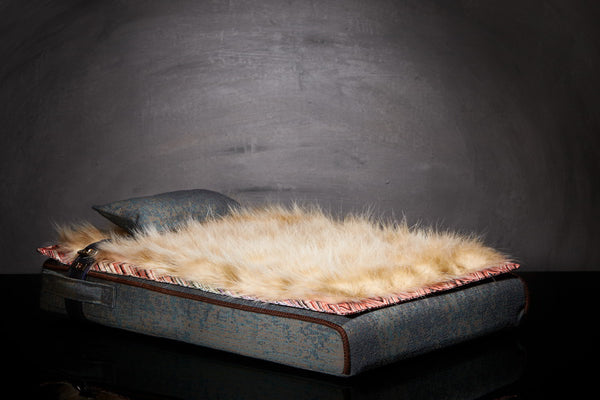 Lit chien luxe Sabanah Inuit M mousse Bultex et mémoire de forme