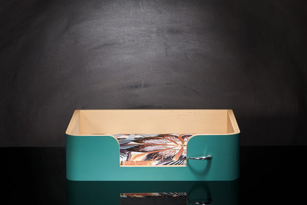 Paniers pour chats Bleu Sarcelle S Sabanah, coussin Ondurman Brun 160