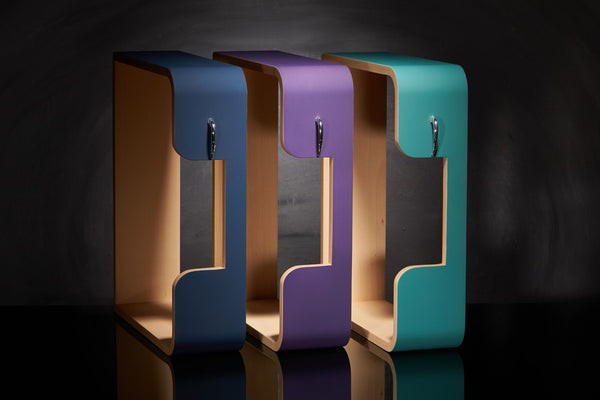 Cadre du Drôle de Panier Bleu Nuit, Mauve Campanule, Bleu Sarcelle