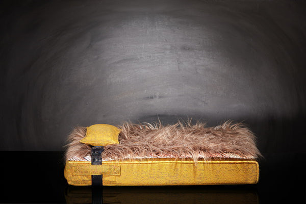 Couchage chien design Sabanah Lit Inuit S Jaune Soleil d'été