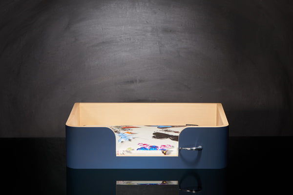 Panier chic pour chien S Sabanah coussin tissu Crristian Lacroix